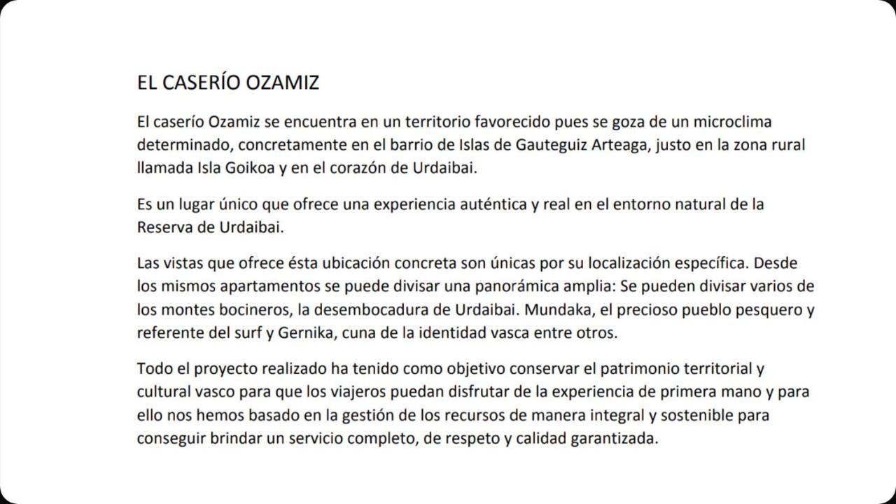 戈特赫斯阿特亚加Ozamiz Urdaibai公寓 外观 照片